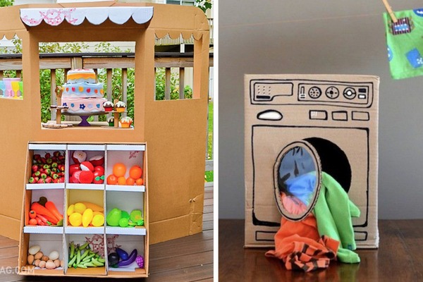 DIY: 11 kreatívnych nápadov ako vytvoriť z kartónu perfektnú hračku pre deti